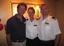 Mike & Jeanette on board the expdition cruise vessel Clipper Odyssey